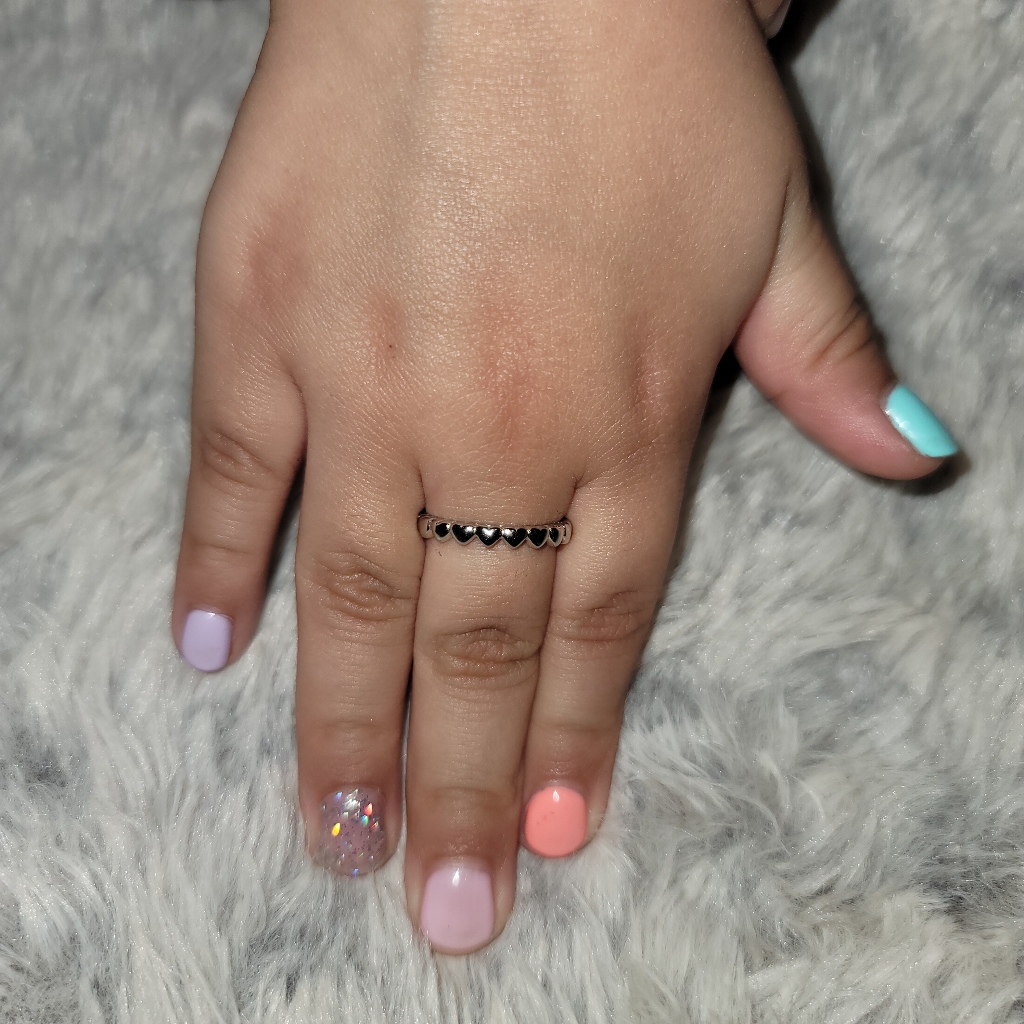 Tiny Hearts Eternity Ring